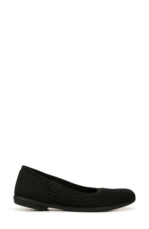 Shop Bzees Lifestride Khloe Knit Ballet Flat In Black