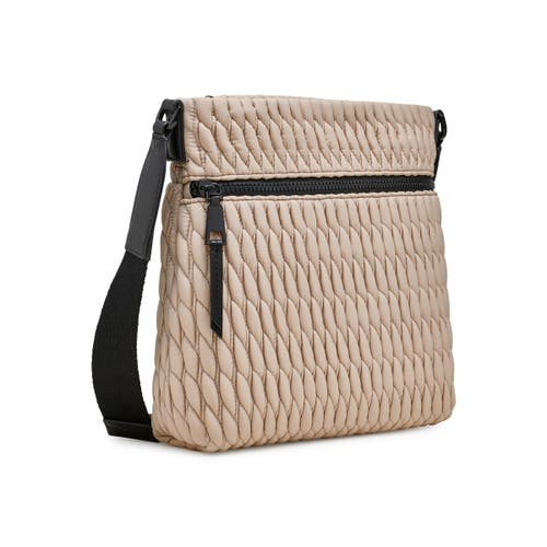 Shop Dkny Mack Nylon Crossbody Bag In Light Khaki