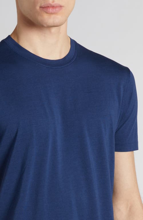 Shop Tom Ford Short Sleeve Crewneck T-shirt In Bright Blue