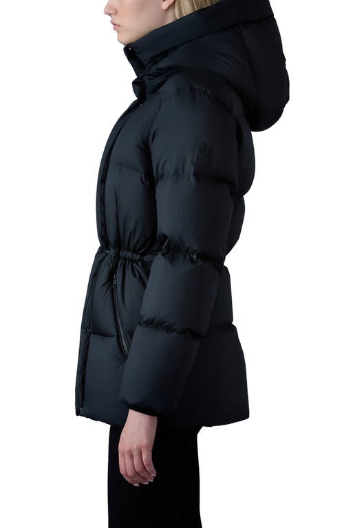Mackage Freya Softwash Crinkle Down Jacket In Black