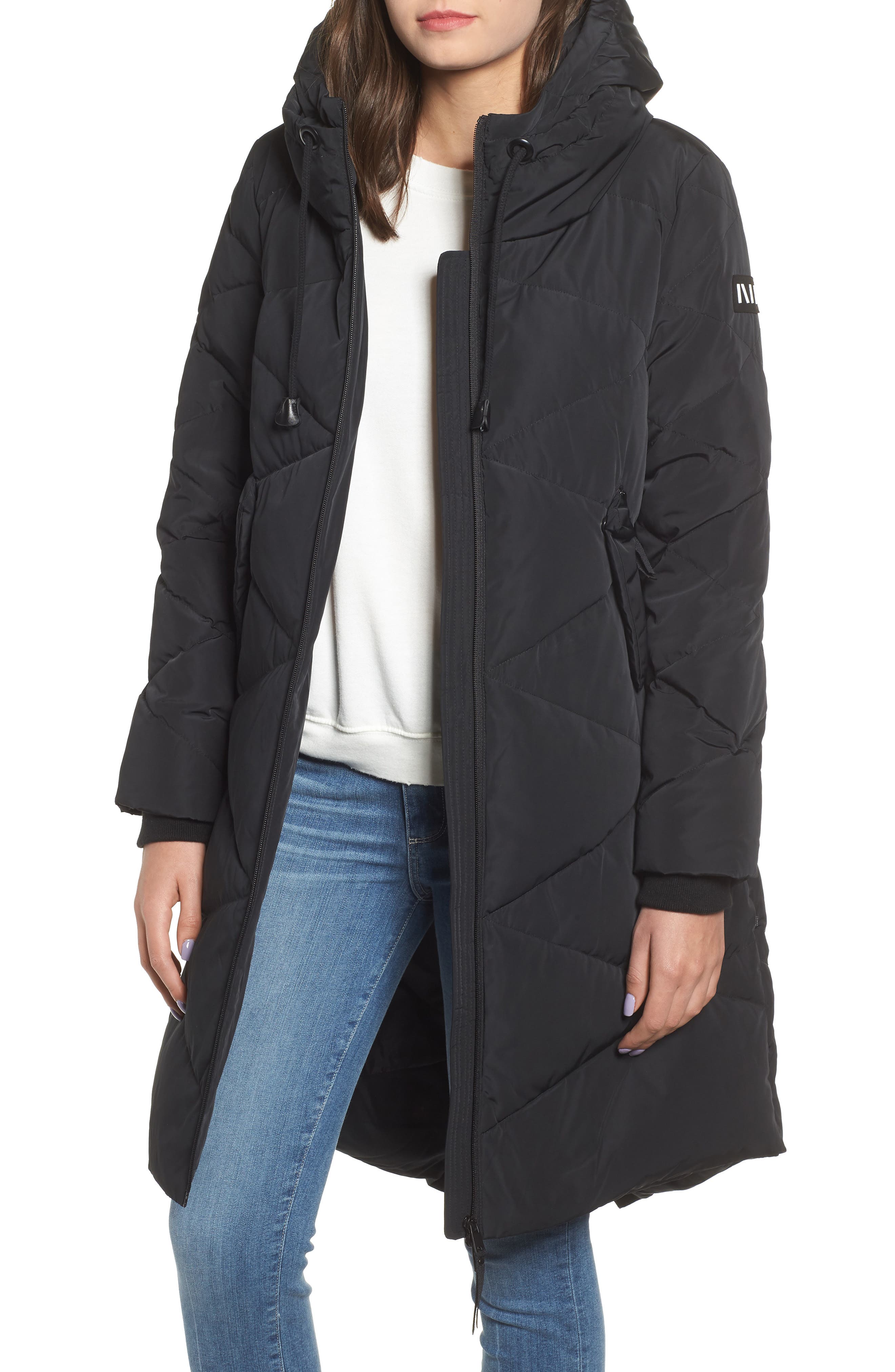 nvlt funnel neck puffer jacket