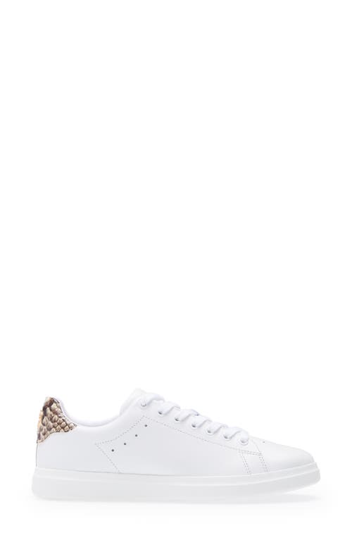 Shop Tory Burch Howell Court Sneaker In Titanium White/warm Roccia