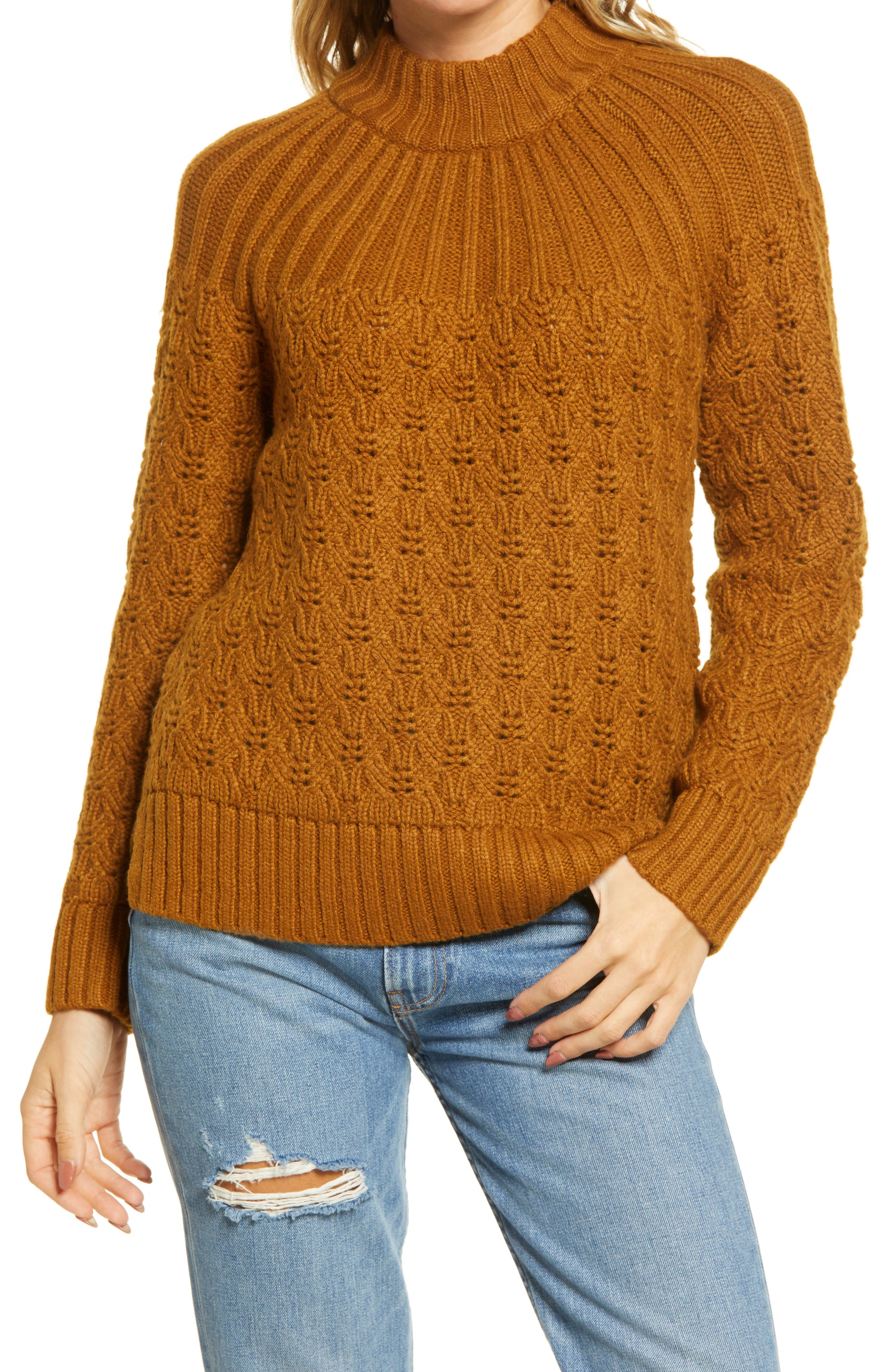 madewell mock neck sweatshirt