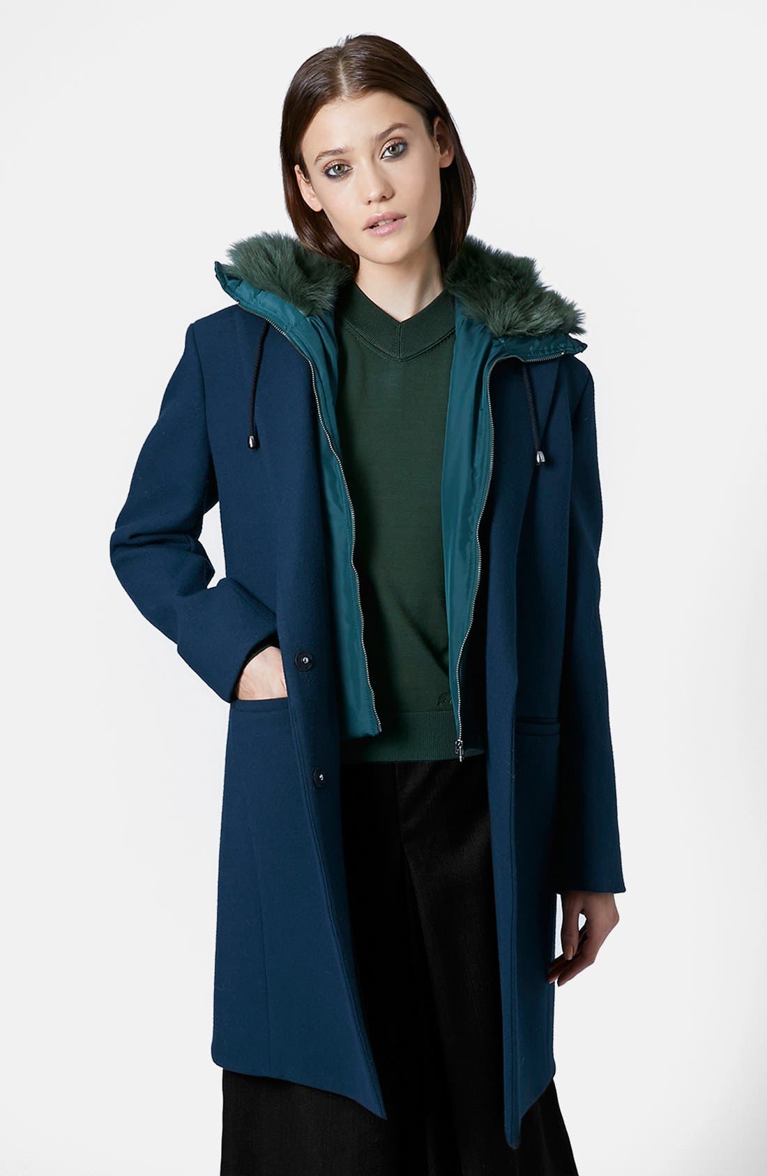 Unique Genuine Shearling Trim Parka Nordstrom