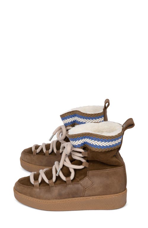 Penelope Chilvers Cosmos Wool Lined Bootie In Brown