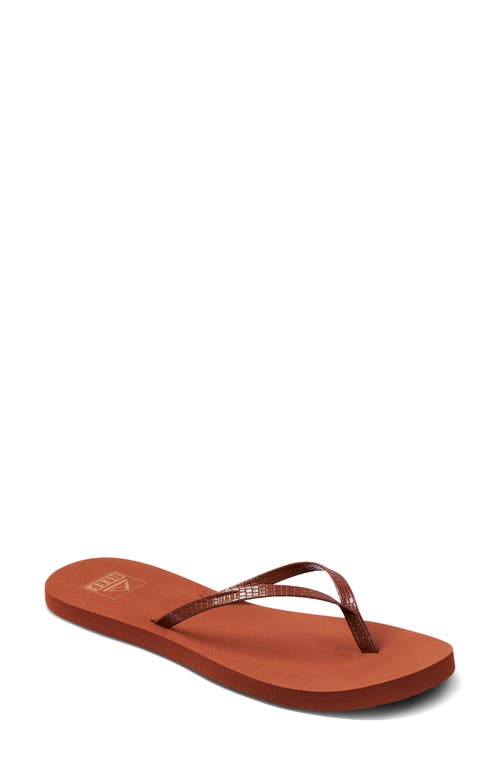 Reef Bliss Nights Flip Flop Brunette at Nordstrom,