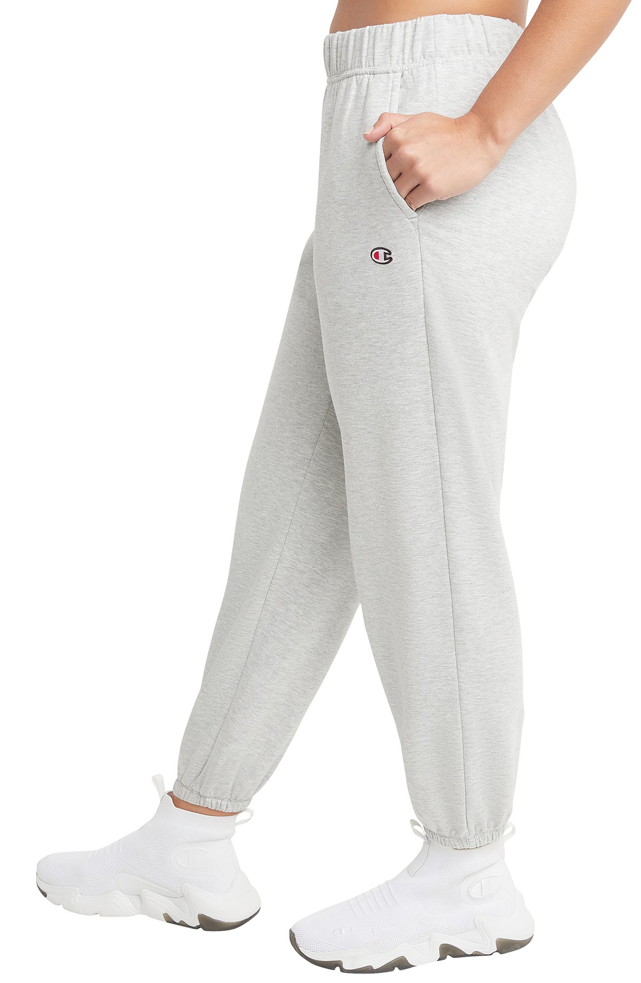 champion sweatpants mens silver