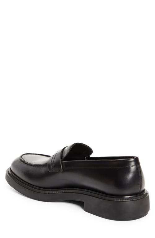 Shop Ferragamo Caligola Penny Loafer In Nero Nero Nero