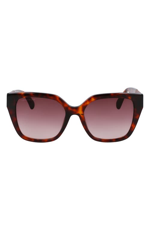 LONGCHAMP LONGCHAMP ROSEAU 54MM BUTTERFLY SUNGLASSES