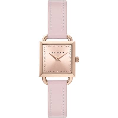 Ted Baker London Taliah Leather Strap Watch, 2m