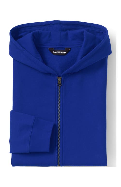 Lands' End School Uniform Kids Zip Front Sweatshirt In Cobalt