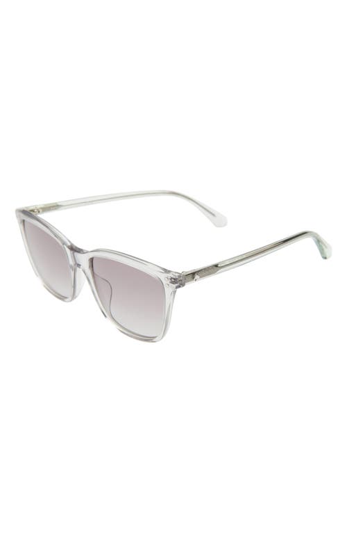 Shop Kate Spade New York Saturday 55mm Square Sunglasses In Grey/grey Shaded