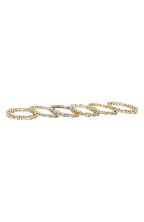 Ettika Set of 6 Stacking Rings in Gold at Nordstrom