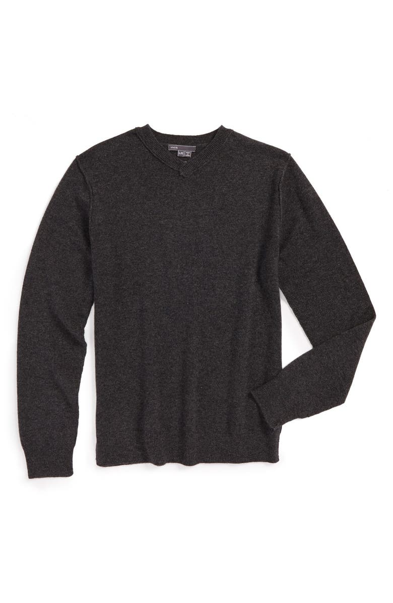 Vince Cashmere V-Neck Sweater (Big Boys) | Nordstrom