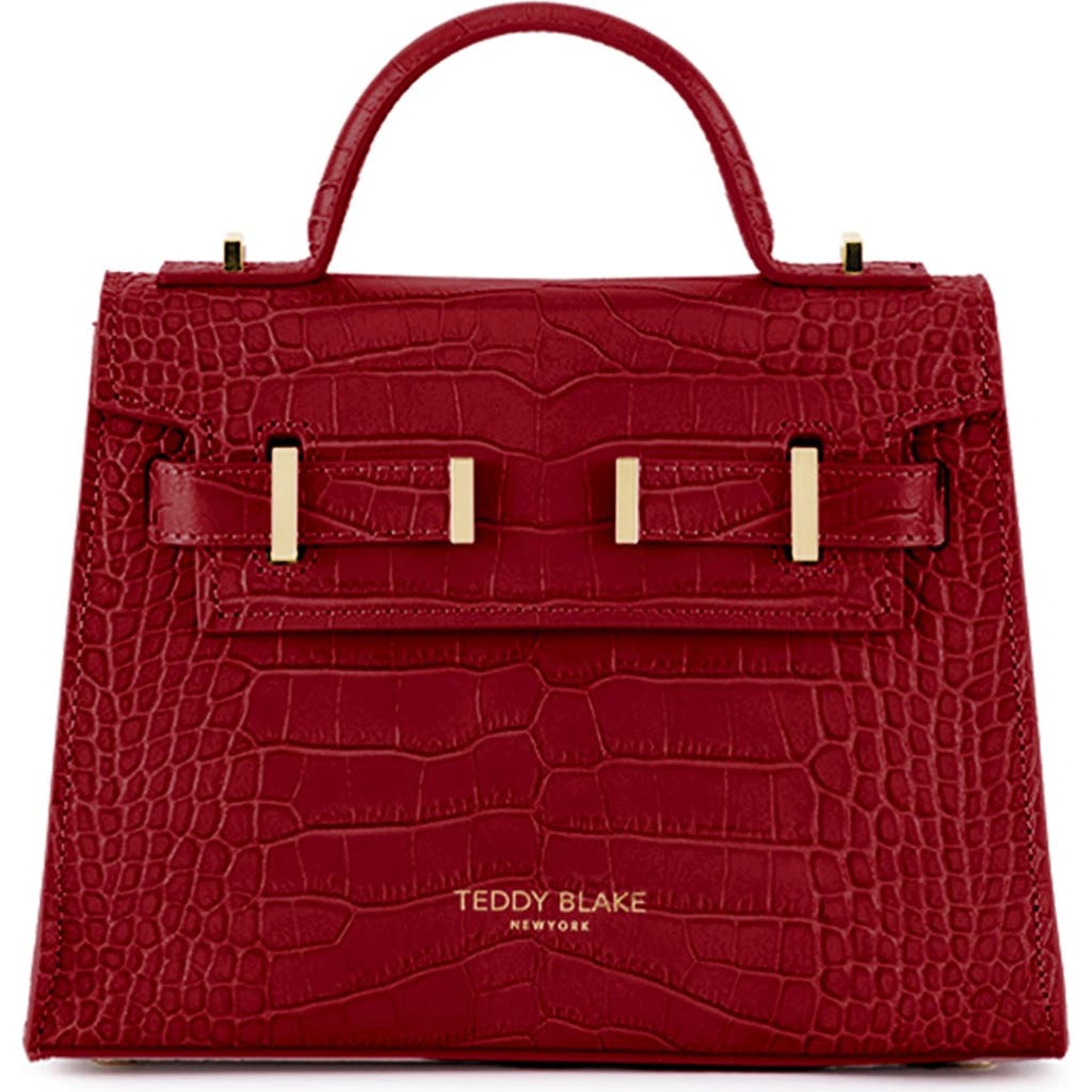 Teddy Blake Ava Croco 9" In Darkred