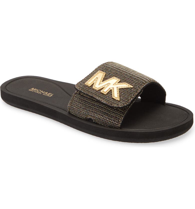 MICHAEL Michael Kors MK Logo Slide Sandal | Nordstrom