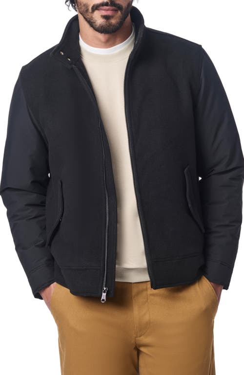 Shop Bernardo Hybrid Harrington Jacket In Black