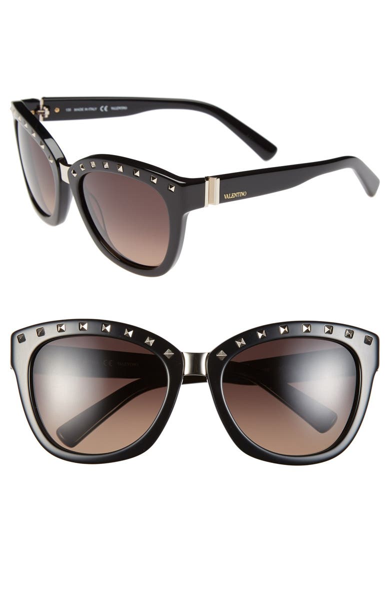 Valentino 'Rockstud' 55mm Studded Sunglasses | Nordstrom