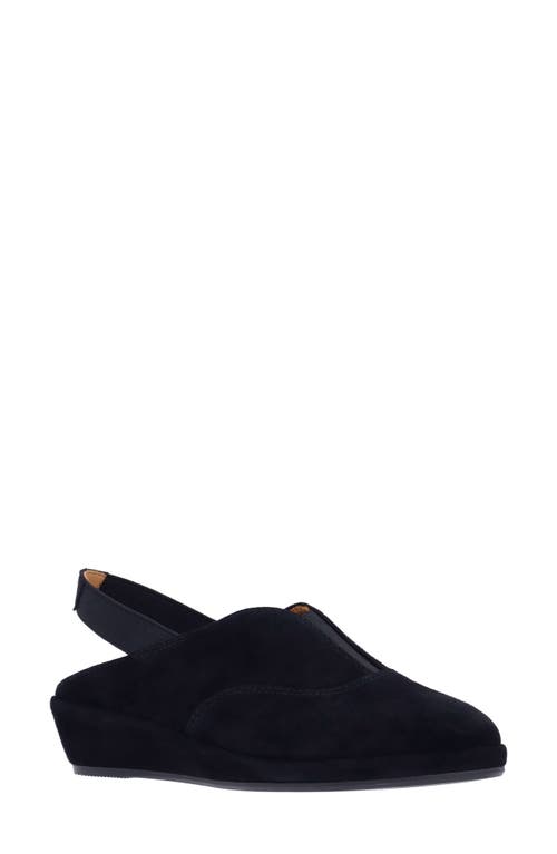 L'amour Des Pieds Burnell Wedge Slingback Pump In Black