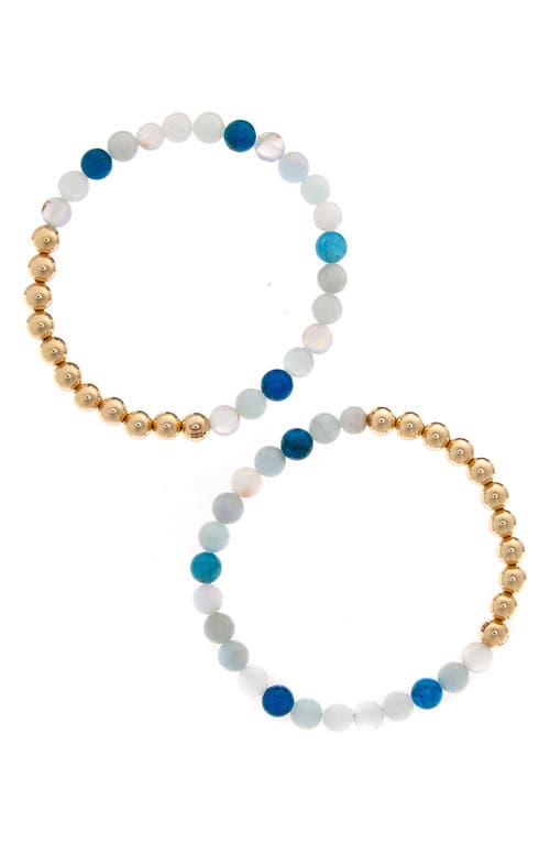 The Healer's Collection N13 Boss/Confidence Set of 2 Healer's Bracelets in Yellow Gold at Nordstrom