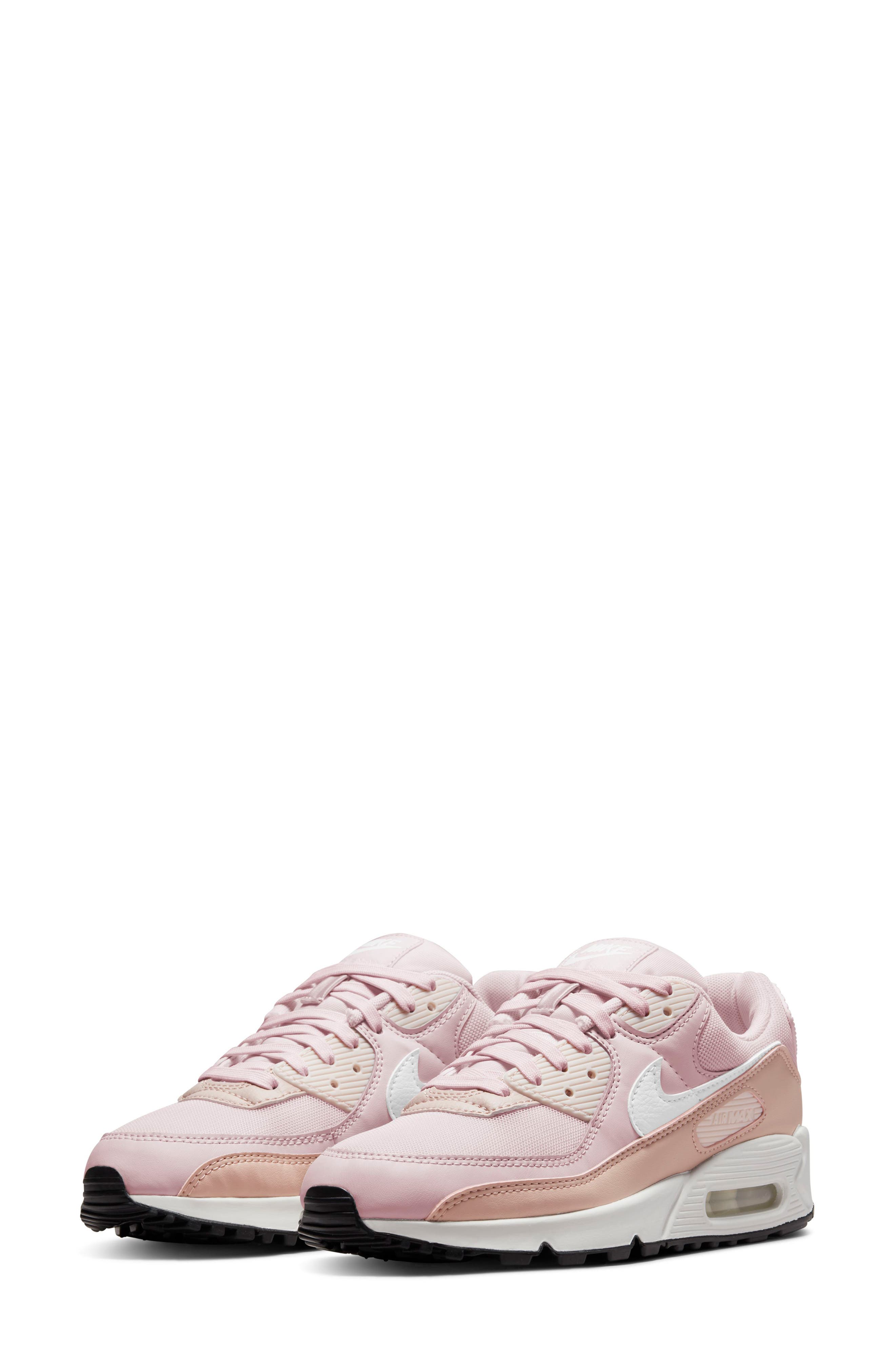 pink nike air max running shoes