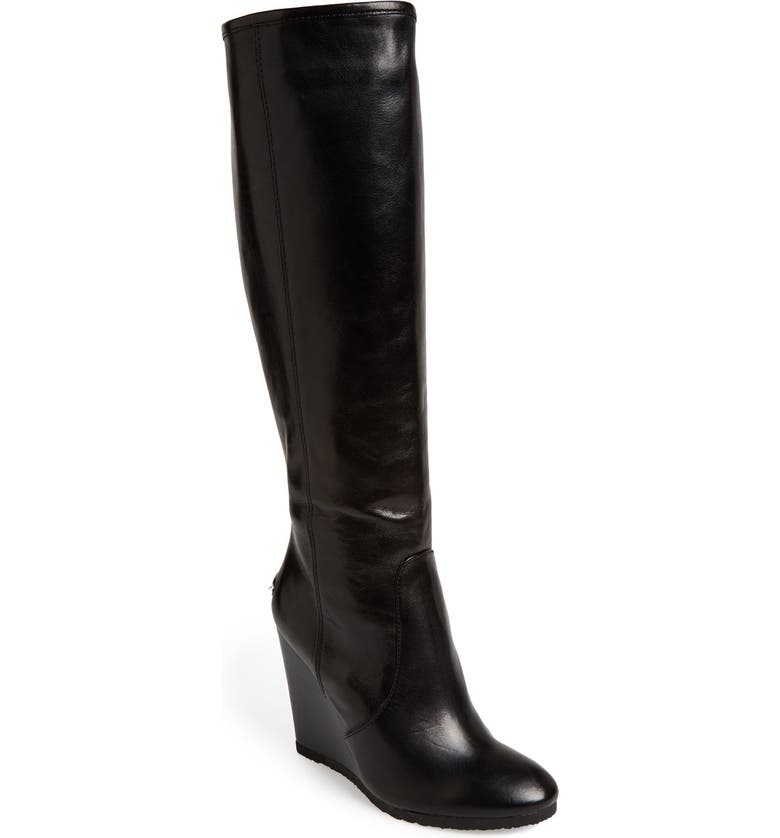 COACH 'Della' Knee-High Wedge Boot (Women) | Nordstrom