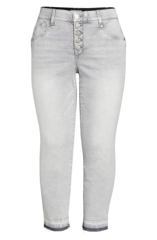 Wit & Wisdom 'ab'solution Button Fly High Waist Jeans In Gy-grey
