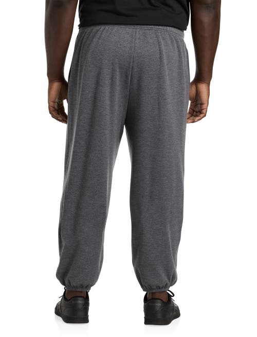 Reebok Performance Fleece Joggers In Pure Grey Heather