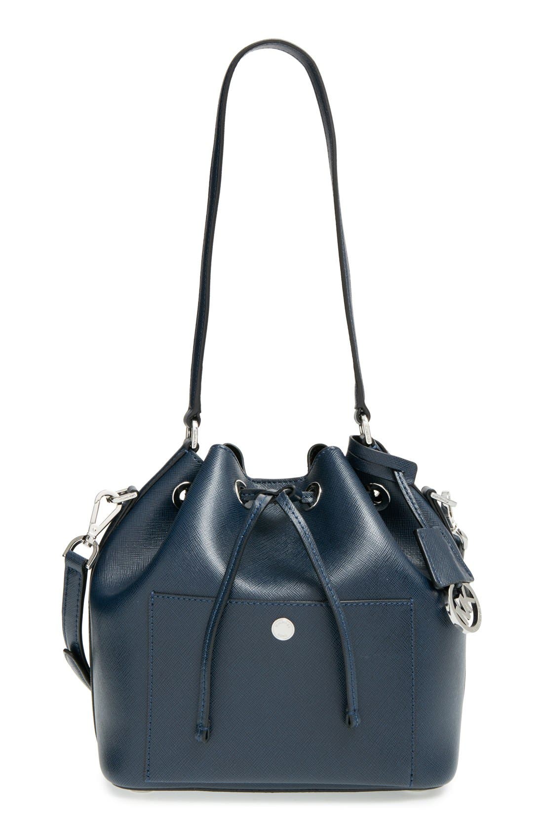 michael kors greenwich medium bucket bag