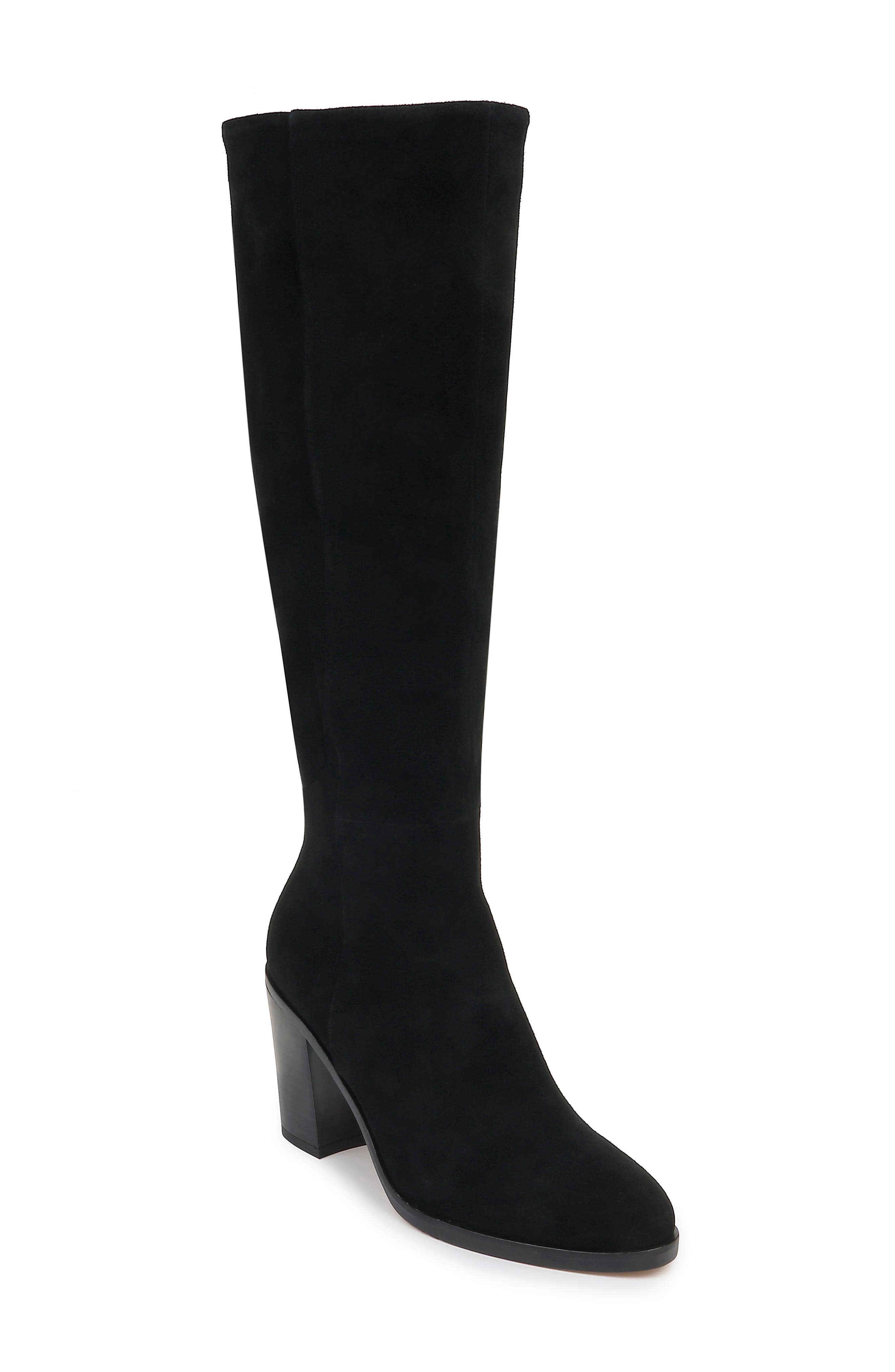 nordstrom black suede boots