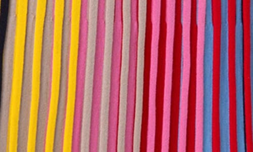 AKRIS PUNTO AKRIS PUNTO RAINBOW STRIPE WOOL SWEATER DRESS