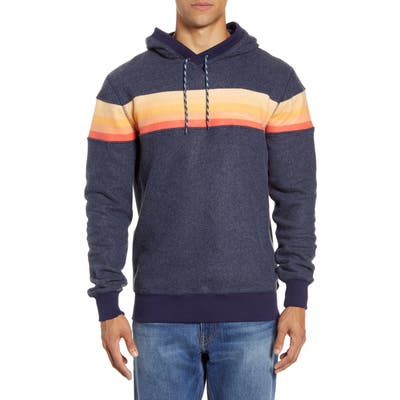 Faherty Gradient Stripe Hoodie Pullover