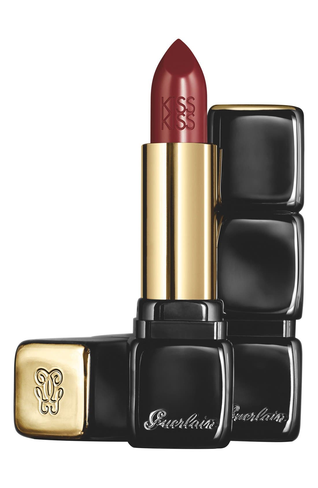 EAN 3346470417250 product image for Guerlain KissKiss Creamy Satin Lipstick in 328 Red Hot at Nordstrom | upcitemdb.com