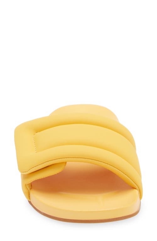 Shop Olukai Sunbeam Slide Sandal In Solar Glow/solar Glow