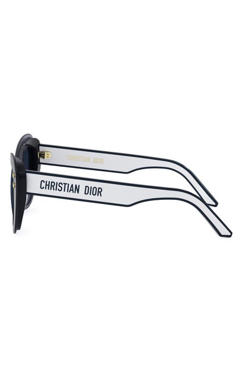 Dior Pacific B3u 30b0 Blu Sunglasses In Shiny Blue/blue
