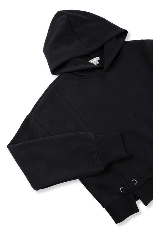 Shop Habitual Kids Kids' Fleece Hoodie & Sweatpants Set In Black