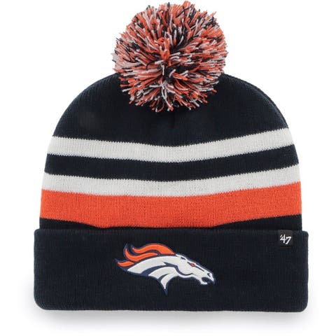 Women's New Era Cream Cincinnati Bengals Frost Knit Hat with Pom