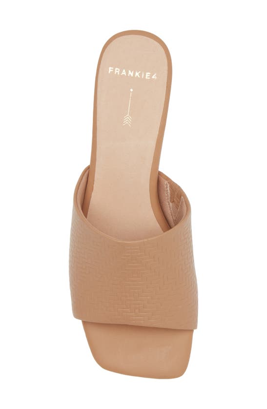 Shop Frankie4 Kennedy Weave Slide Sandal In Camel