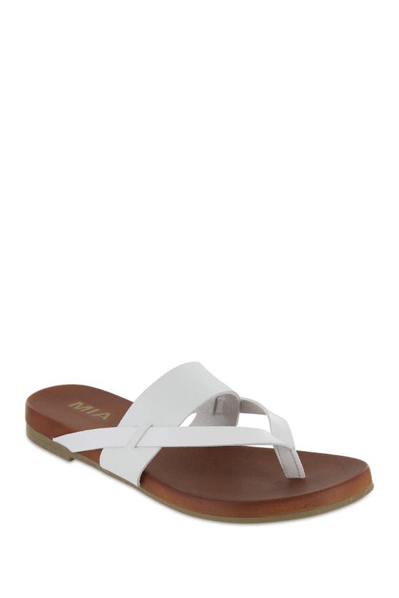 Mia Women's Mariahh Sandals Women's Shoes In White | ModeSens