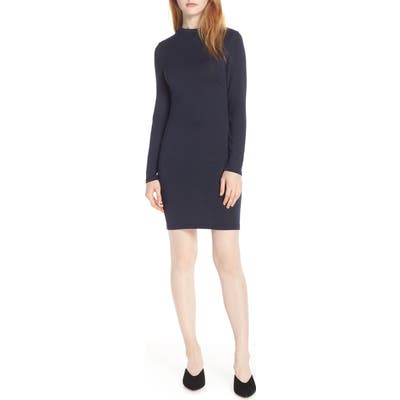 French Connection Body-Con Sweater Dress, Blue