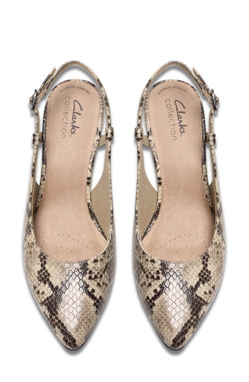 Clarks Women's Collection Kepley Lane Shoes In Grey Snake