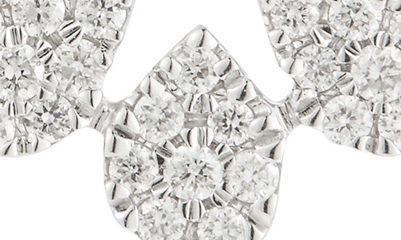 Shop Dana Rebecca Designs Taylor Beth Cutout Stud Earrings In White Gold