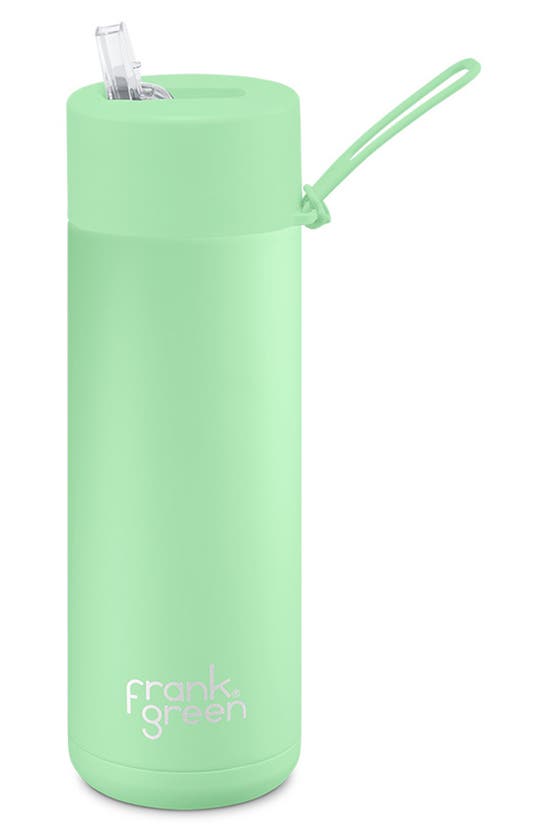 FRANK GREEN 20-OUNCE STRAW LID INSULATED TUMBLER