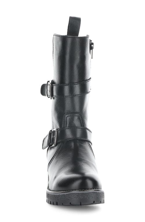 Bos. & Co. Maise Waterproof Bootie In Black Feel/suede
