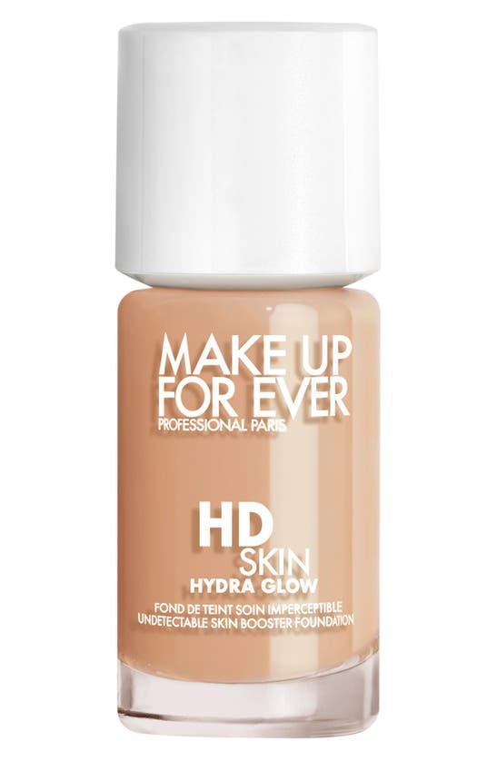 Shop Make Up For Ever Hd Skin Hydra Glow Skin Care Foundation With Hyaluronic Acid In 1n14 - Beige