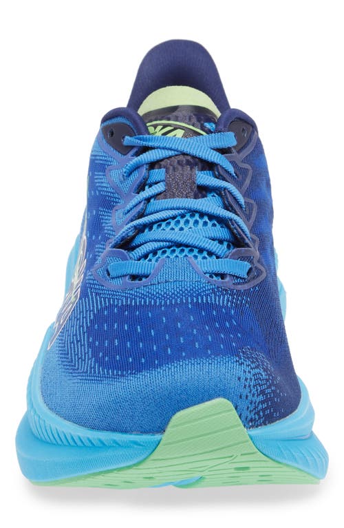 Shop Hoka Mach 6 Running Shoe In Virtual Blue/bellwether Blue