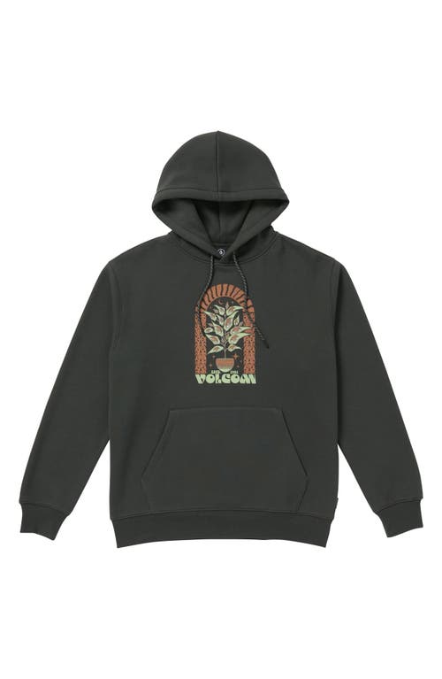 Earth Tripper Graphic Hoodie in Stealth