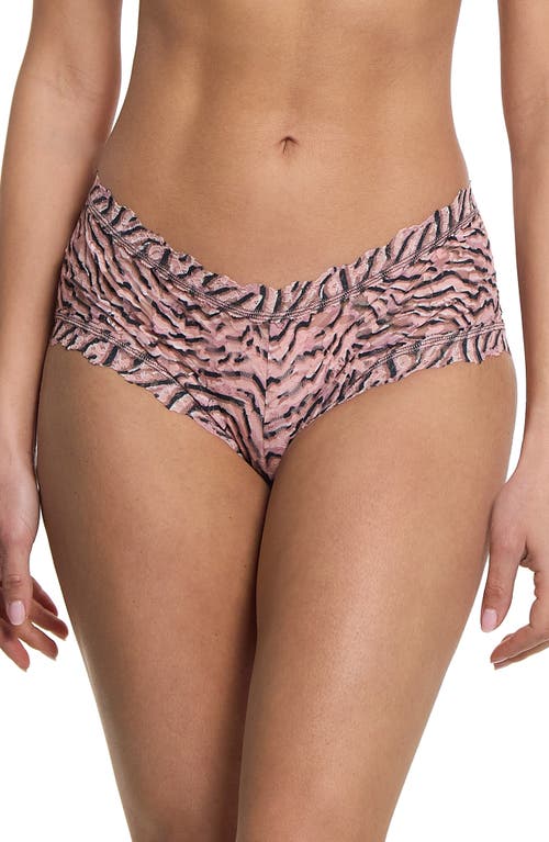 Shop Hanky Panky Print Boyshorts In Offbeat Neutral