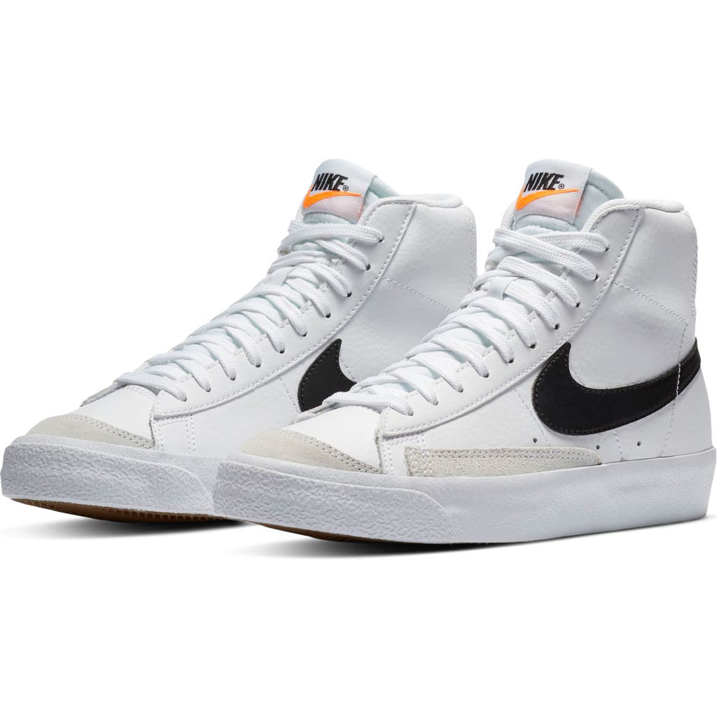 Nike Kids' Blazer Mid '77 Vintage Sneaker In White