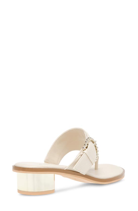 Shop Anne Klein Thessy Sandal In Off White